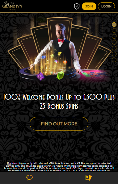 The Grand Ivy Casino Mobile screenshot